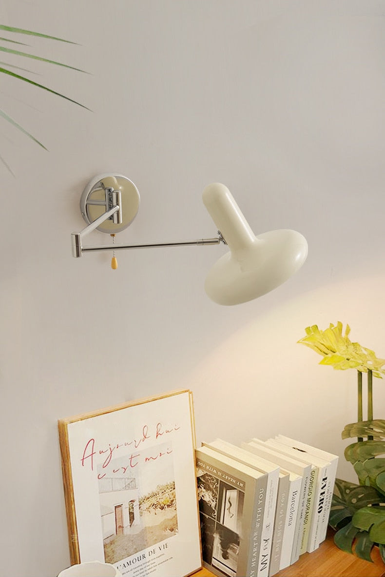 Capsule White Retro Wall Lamp