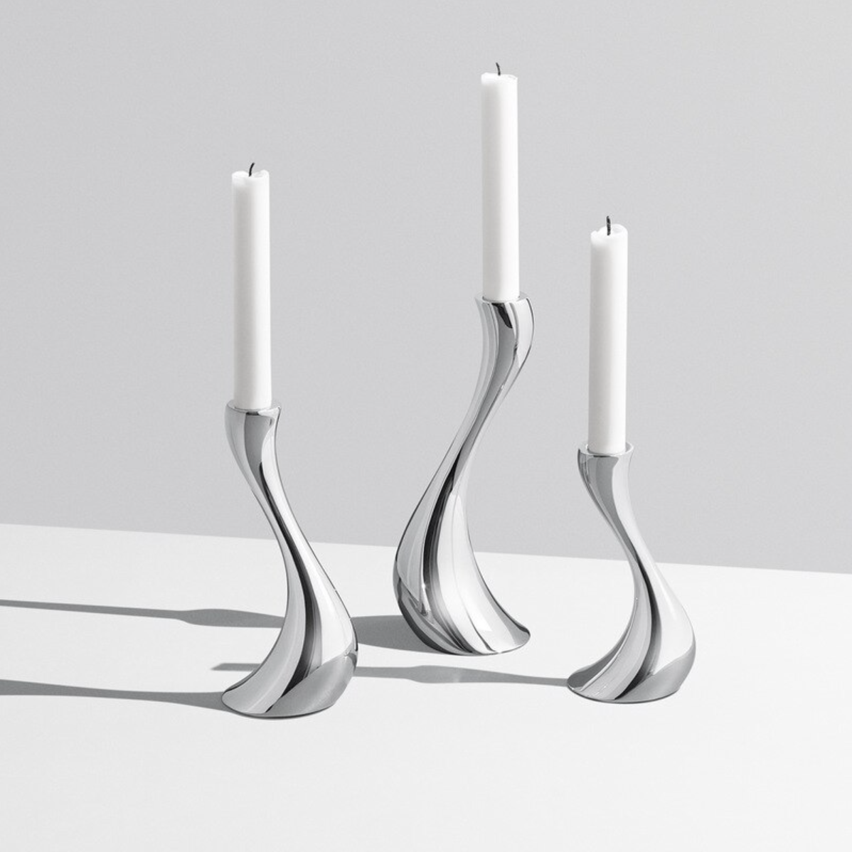 Chrome Wave Candle Holders – Letifly Lights & Decor