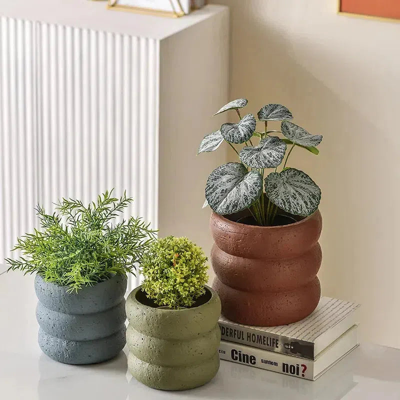 earth pots for plants Earth Rounds Planters