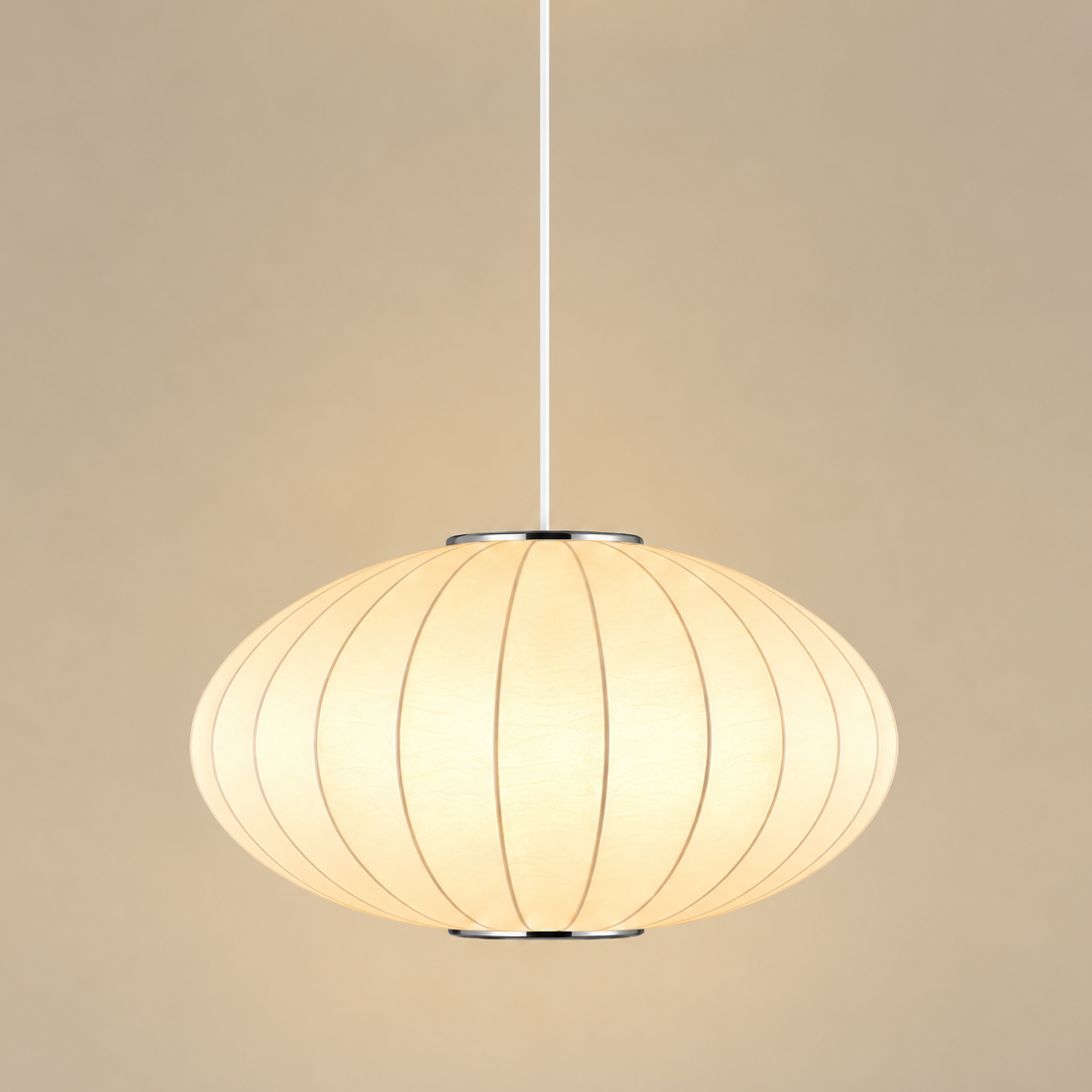 Japanese Silk Pendant Light-Letifly Lights and Decor