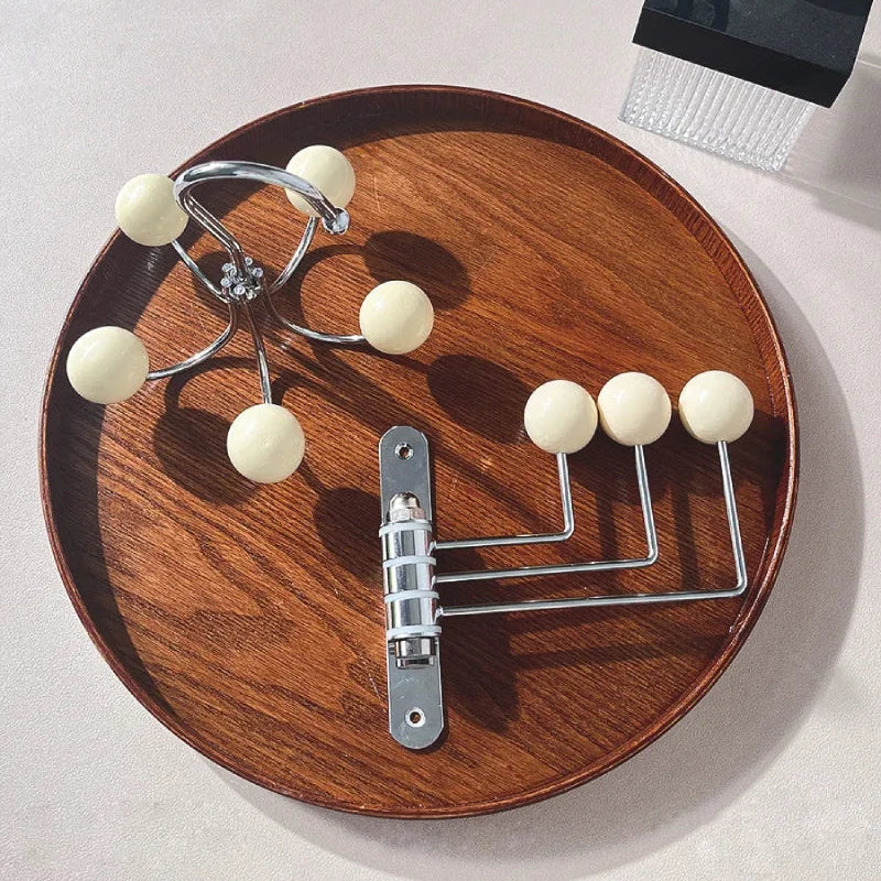 Iron wall hook rack space-saving durable stylish organizer