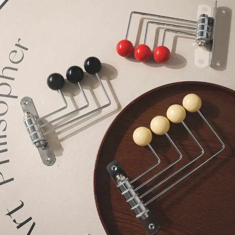 Iron wall hook rack space-saving durable stylish organizer