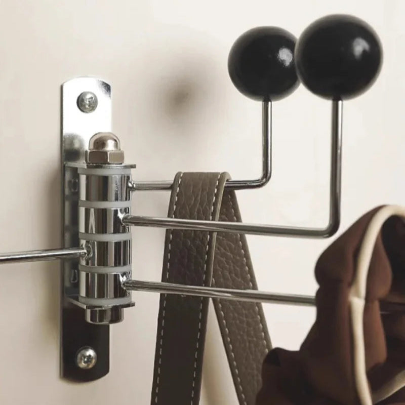 Iron wall hook rack space-saving durable stylish organizer