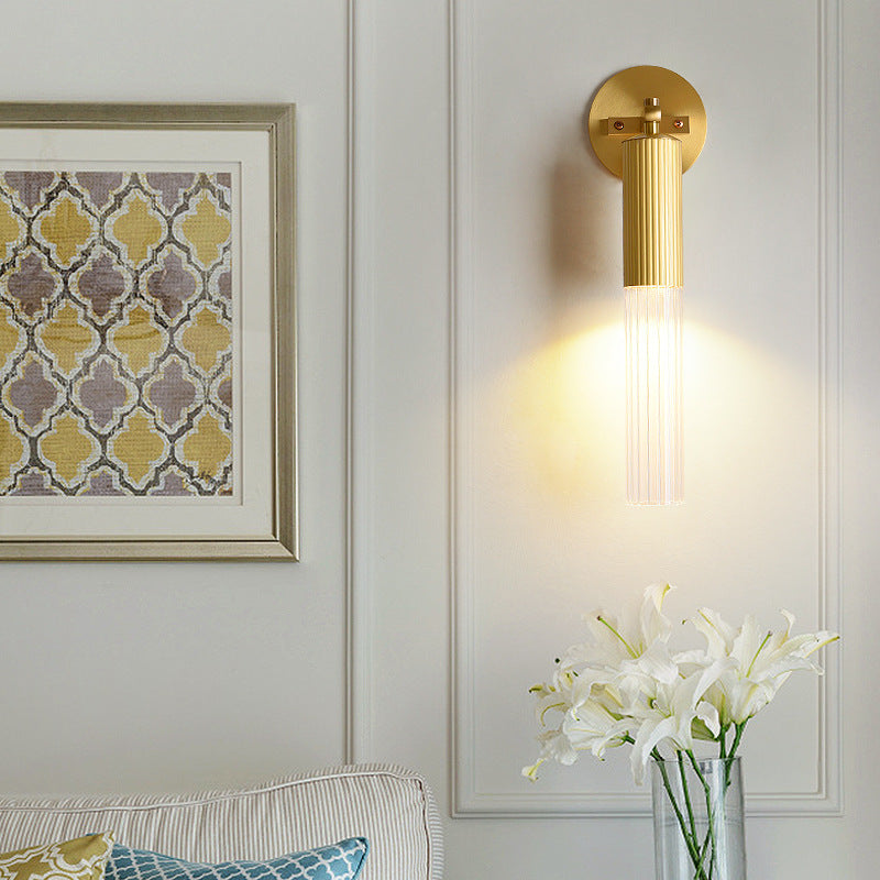 Ripple Drop Tube Wall Lamp