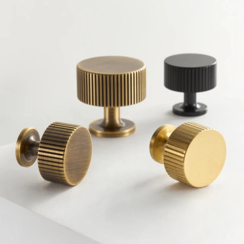 Ripple Texture Brass Knob Letifly Lights & Decor Ripple Texture Brass Knob Letifly Lights & Decor