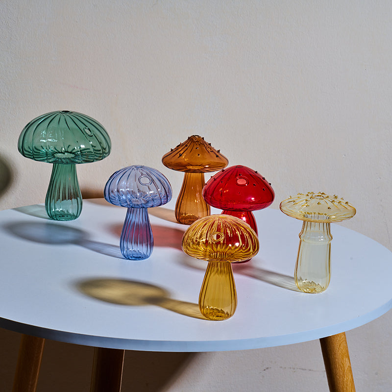 Velo Mushroom Glass Vase