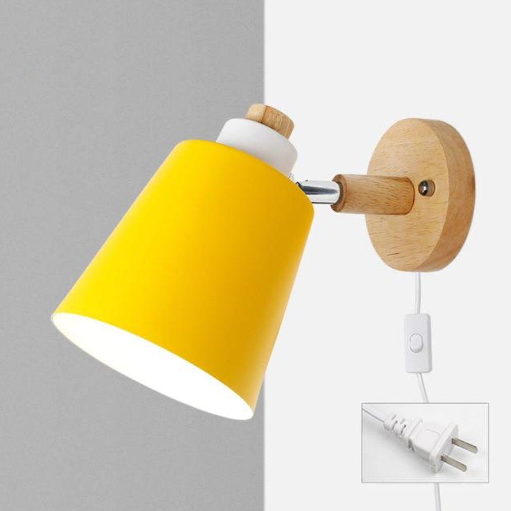 Rotating Reading Lamp with Plug - Final Sale
