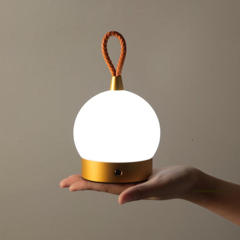 Timmy Orb waterproof cordless LED lamp aluminum body acrylic diffuser touch dimmer 11cm x 20cm non-slip base