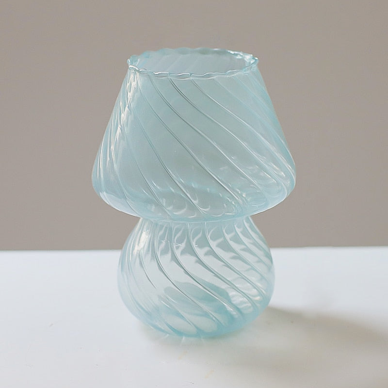 Swirl Glass Candle Holder & Vase
