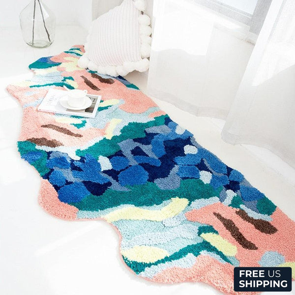 Polyester Handmade Floor Mat