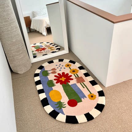 Bathroom Decoration Carpet Floor Mat Strip Soft Mats for Home Decoration