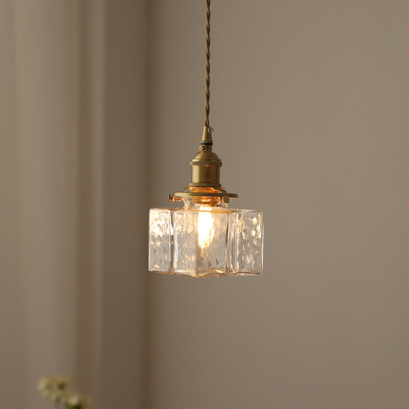 Pendant Glass Light Minimalist Creative Brass Lamp