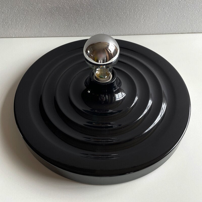 Metallic Wall Lamp Gold Black White Color Light