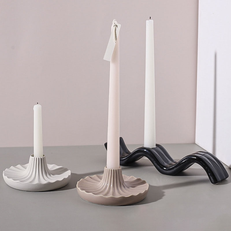 Oxford Ceramic Candle Holder – Letifly Lights & Decor