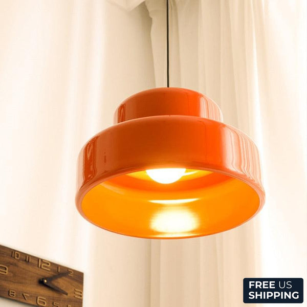Vintage Orange LED Ceiling Lamp 