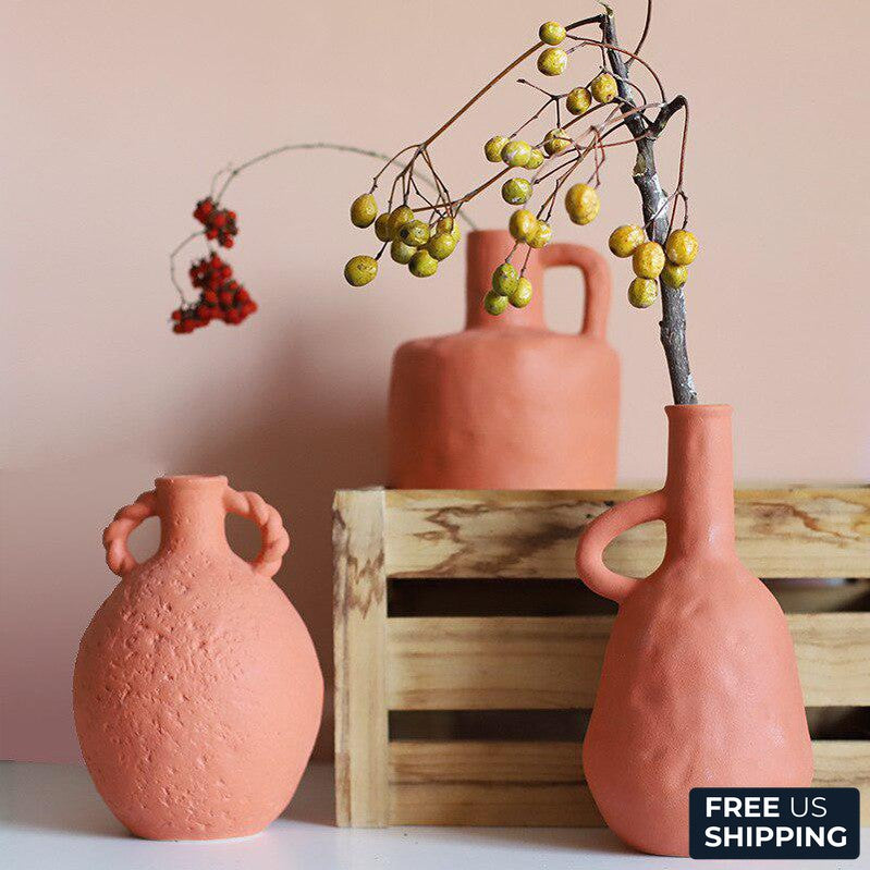 Attaya Textured Ceramic Vase