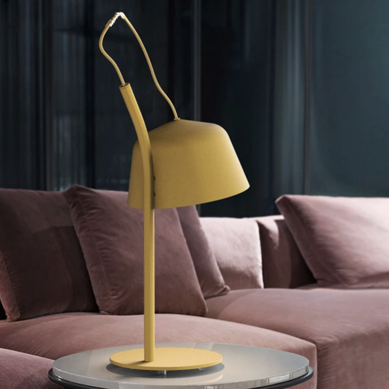 Modern Studio Colored Metal LED Table Lamp