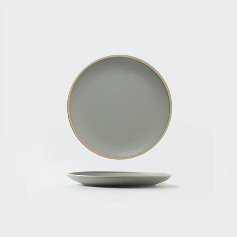 stoneware ceramic dinner plate natural texture dishwasher safe
