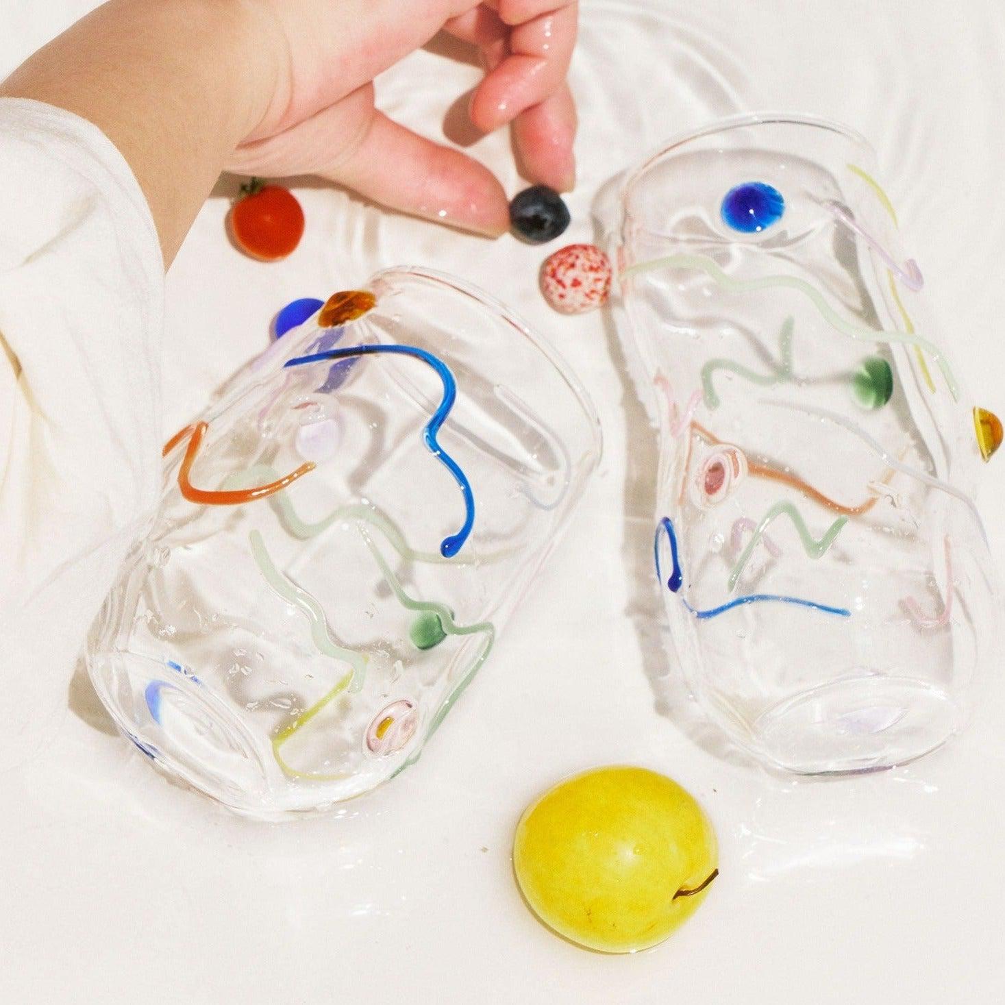 Mit Zucker überzogenes Konfetti aus handgefertigtem Glas – Letifly Lights & Decor