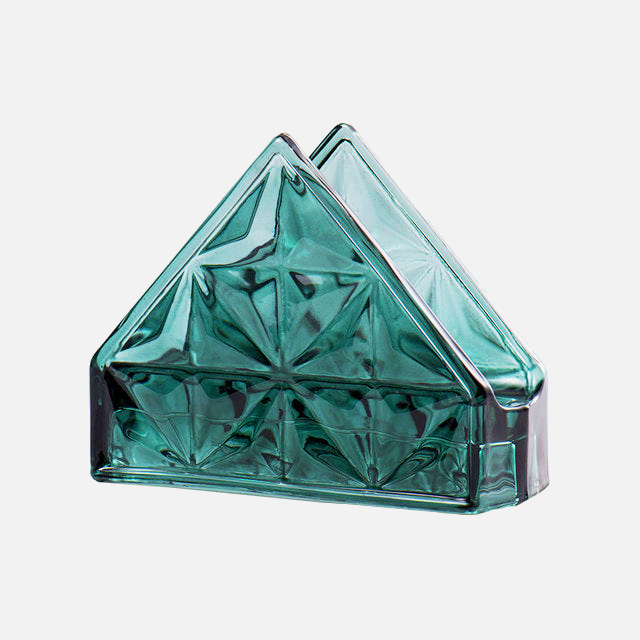 Tissue Holder Vintage Glass Desktop Home Decoraton Napkin Holder