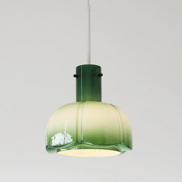 Glass Colorful Flower Bud Design Lamp
