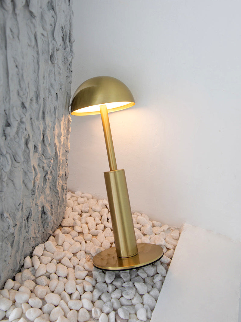 Gold Restaurant table lamp cordless rechargeable batteries