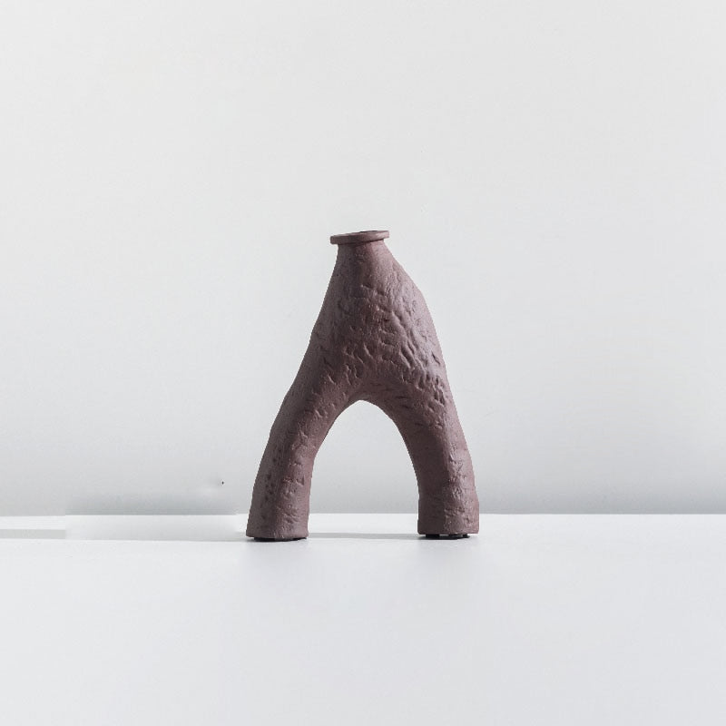 Humanoide Texture Ceramic Vase
