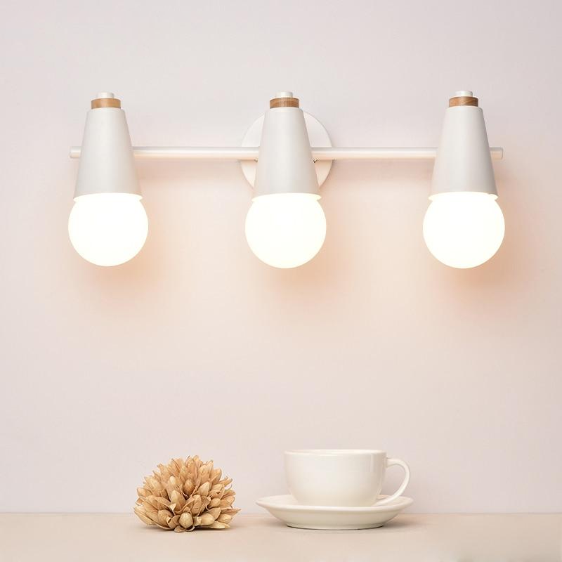 three light wall lamp white