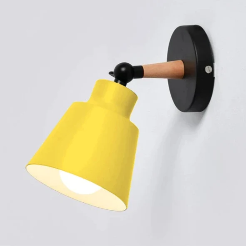 Wall Sconce black and yellow