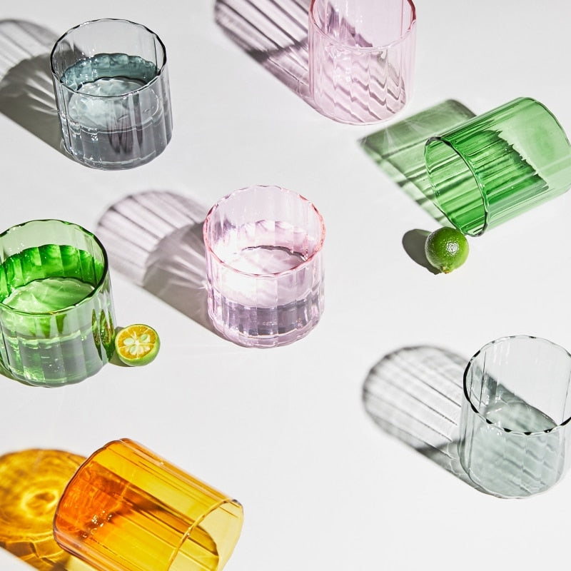 Vibrant Glass Cups