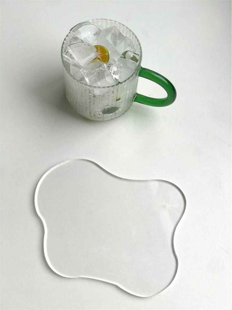 Clear Whimsical Special Cut Mirror Coaster