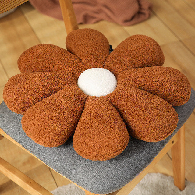 Flower Soft Pillow Stuffed Seat Cushion 