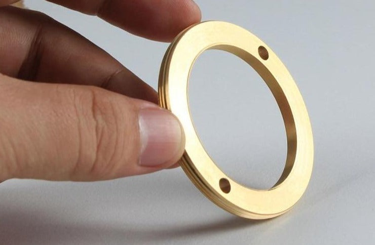 Round Polished Copper Steel Base Ring Spot Light