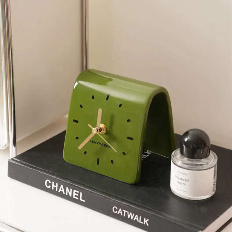Styling a Desk or Shelf: Why a Ceramic Clock Works Better Than You'd Think