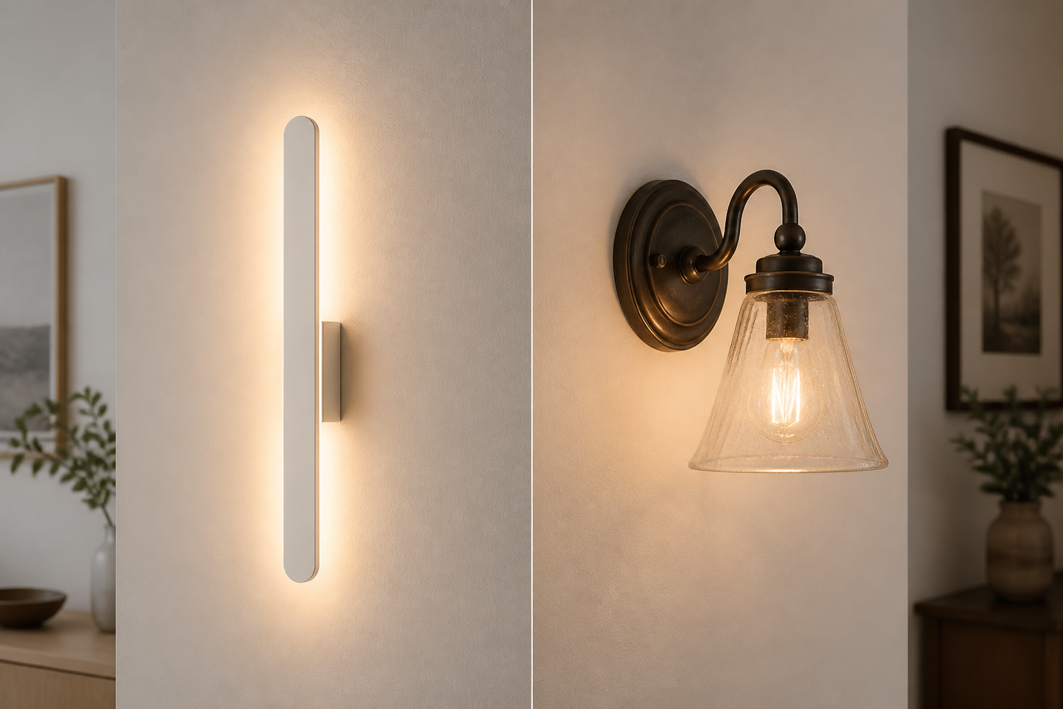 LED Wall Light vs Traditional Sconce: Which Should You Buy?