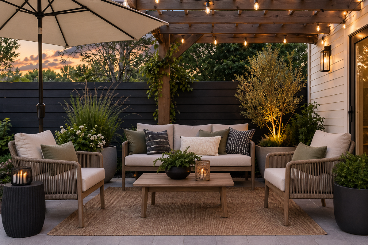Patio Furniture Ideas for a Relaxing Outdoor Setup – Letifly Lights & Decor