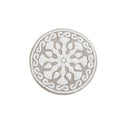 Floral medallion round rectangle bath mat tufted plush rug absorbent soft pile rug