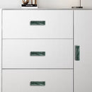 Brass Marble Crystal Stone Furniture Handles White Green Long Round Pulls Cupboard Dresser Drawer Cabinet Knobs-Letifly Lights and Decor