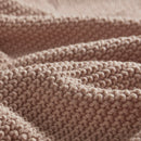 Bree Knit Throw and Pillow Set Textured Soft Blanket Cozy Living Room Accent