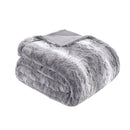 Zuri Oversized Faux Fur Throw Blanket Luxurious Plush Soft Decorative Accent