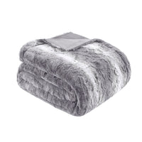 Zuri Oversized Faux Fur Throw Blanket Luxurious Plush Soft Decorative Accent