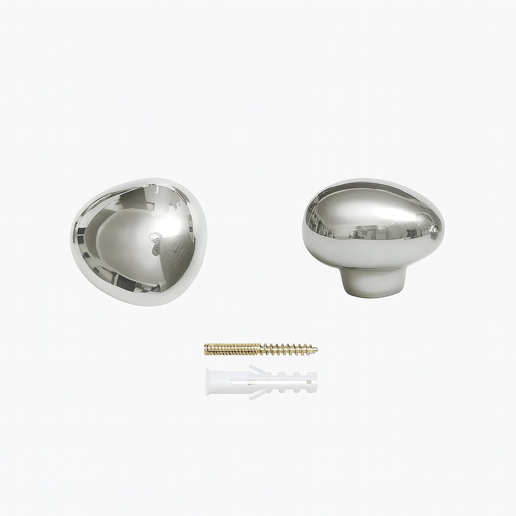 Raindrop Chrome Wall Hooks