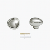 Raindrop Chrome Wall Hooks