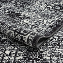 Black and White Distressed Vintage Area Rug Floral Pattern Modern Living Room Soft Floor Carpet