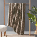 Zuri Oversized Faux Fur Throw Blanket Luxurious Plush Soft Decorative Accent