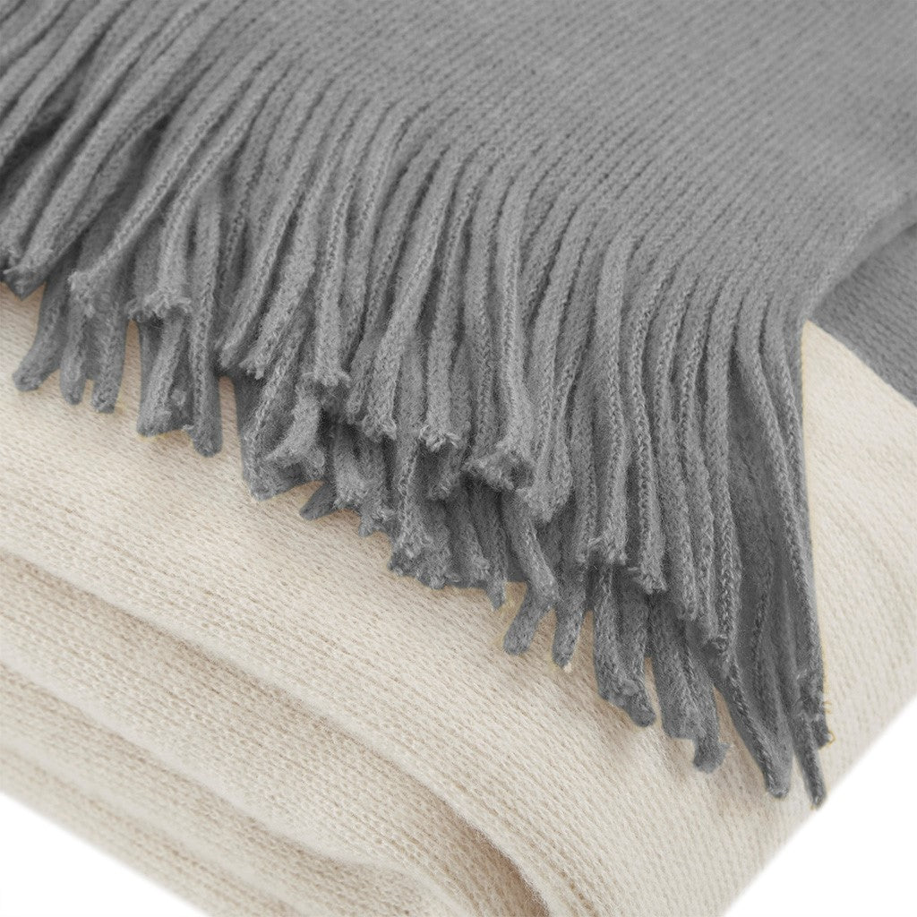 Stockholm Color Block Faux Cashmere Throw
