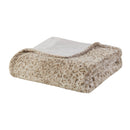 Zuri Oversized Faux Fur Throw Blanket Luxurious Plush Soft Decorative Accent