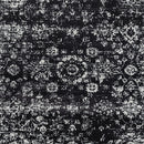 Black and White Distressed Vintage Area Rug Floral Pattern Modern Living Room Soft Floor Carpet