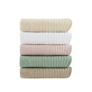 Tuscany Oversized Quilted Throw Blanket Scalloped Edges Elegant Textured Design