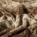 Zuri Oversized Faux Fur Throw Blanket Luxurious Plush Soft Decorative Accent